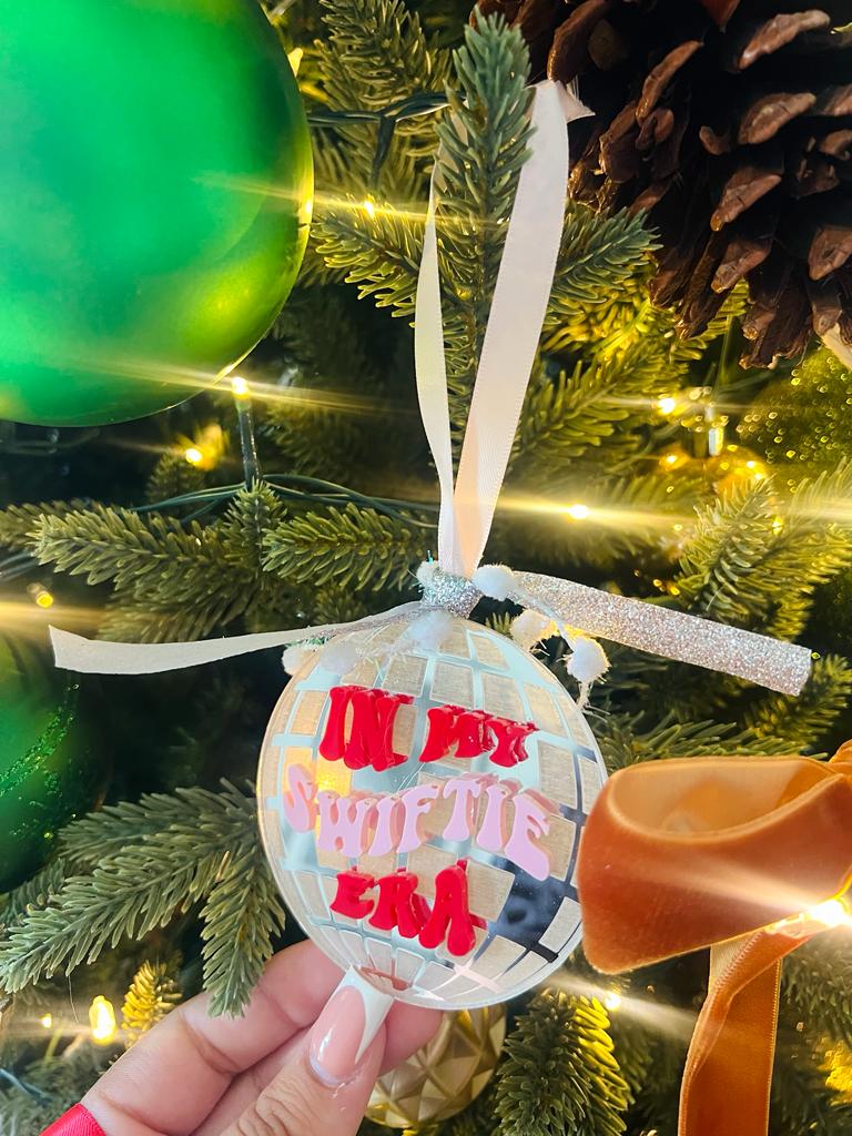 Disco ball Eras Ornament /Taylor ornament / Eras Tour: Eras tour ornament / Merry Swiftmas/