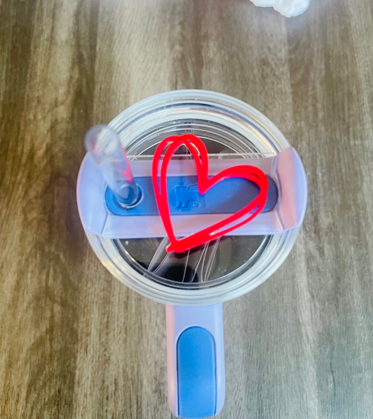 Valentines Tumbler Topper| Lips Tumbler Name Plate| Heart Tumbler Topper