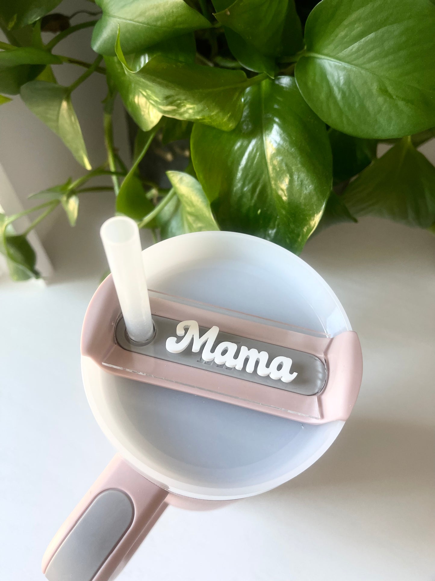 Mama tumbler name tag for Tumbler lid, Mimi Tumbler name tag, Tumbler cup accessories, acrylic name tag