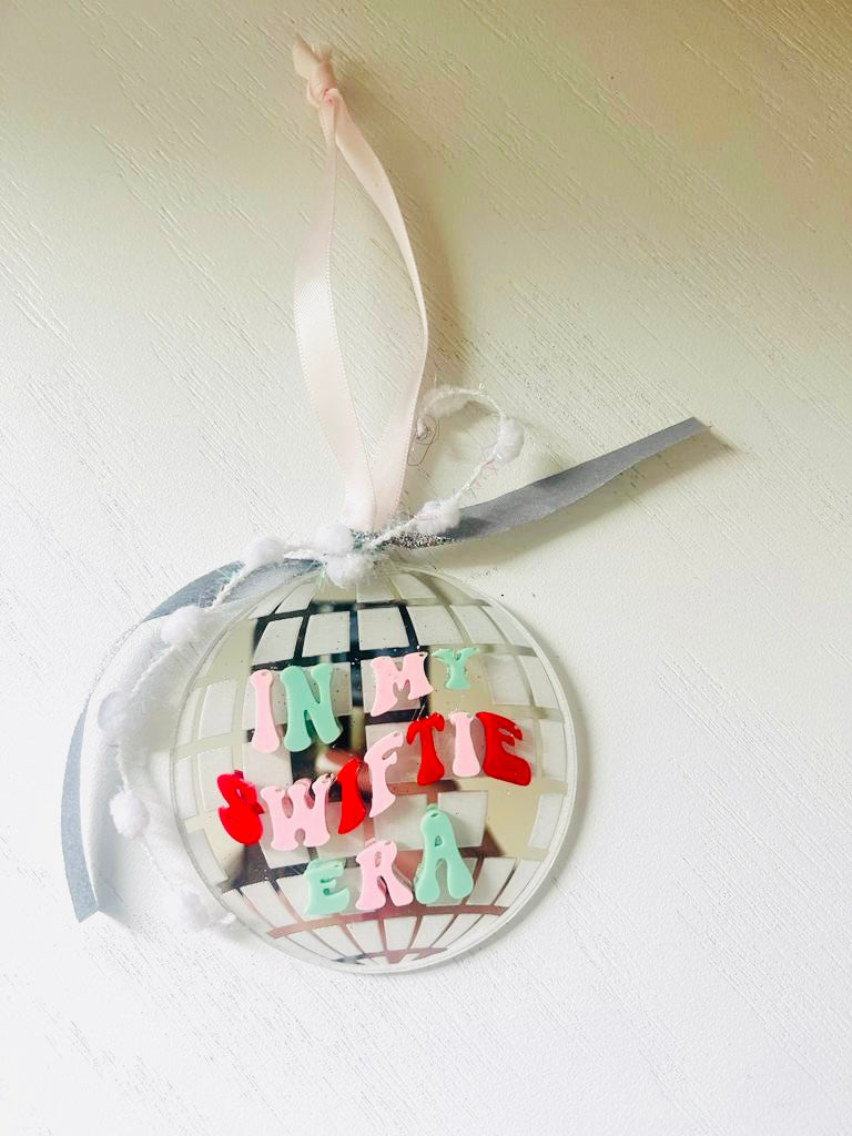 Disco ball Eras Ornament /Taylor ornament / Eras Tour: Eras tour ornament / Merry Swiftmas/
