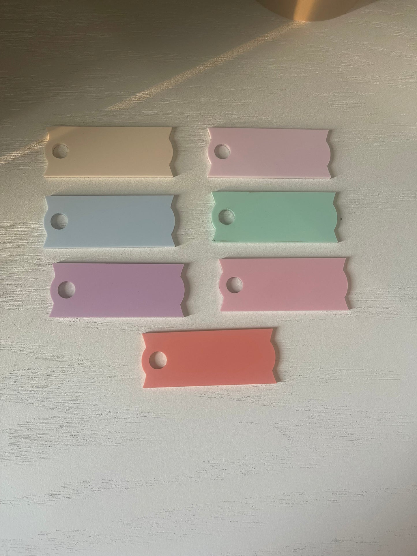 Personalized name Tag for Tumbler lid, Tumbler Cup accessories, Acrylic Name Tag