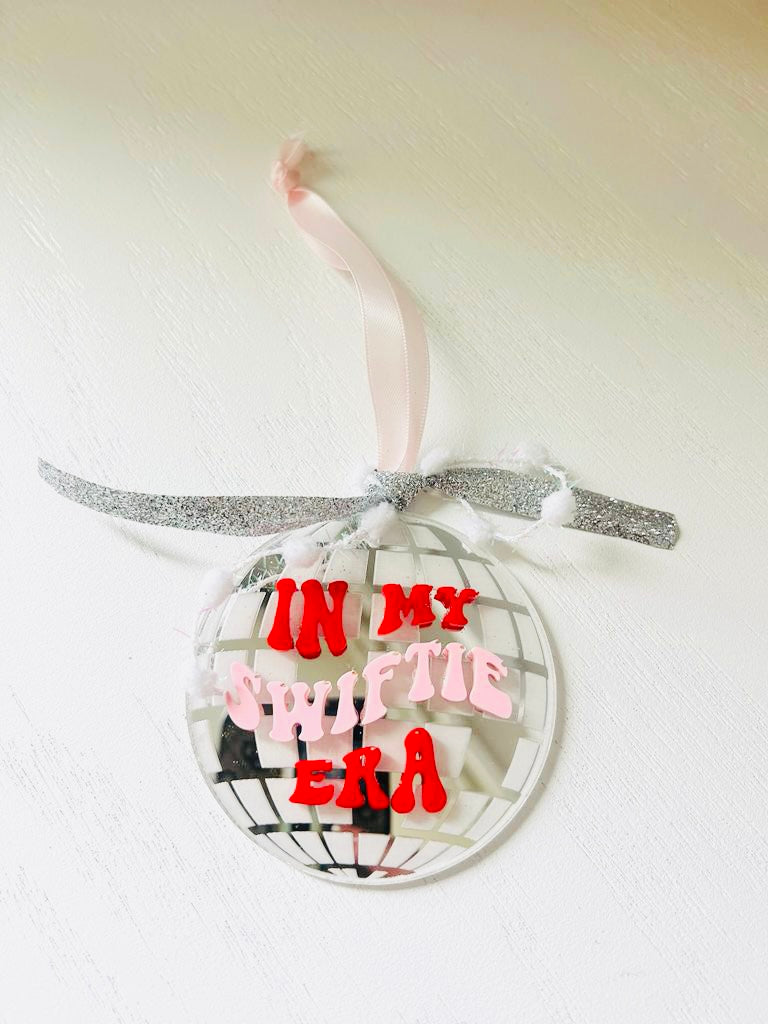 Disco ball Eras Ornament /Taylor ornament / Eras Tour: Eras tour ornament / Merry Swiftmas/