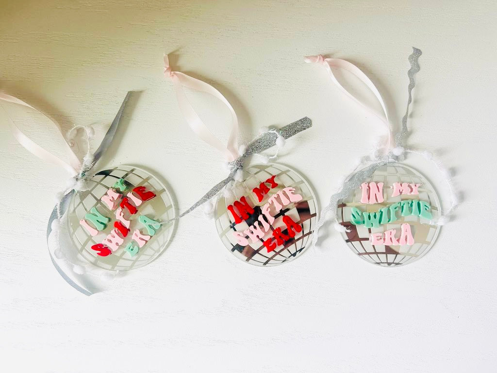 Disco ball Eras Ornament /Taylor ornament / Eras Tour: Eras tour ornament / Merry Swiftmas/