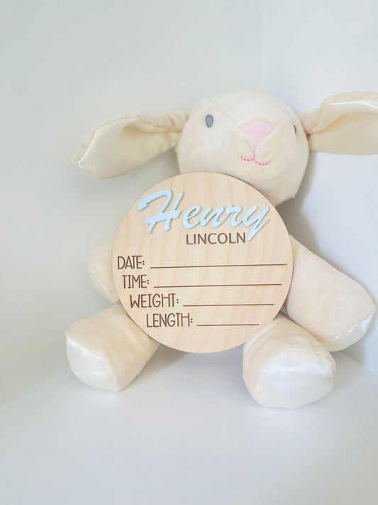 Baby Announcement Sign