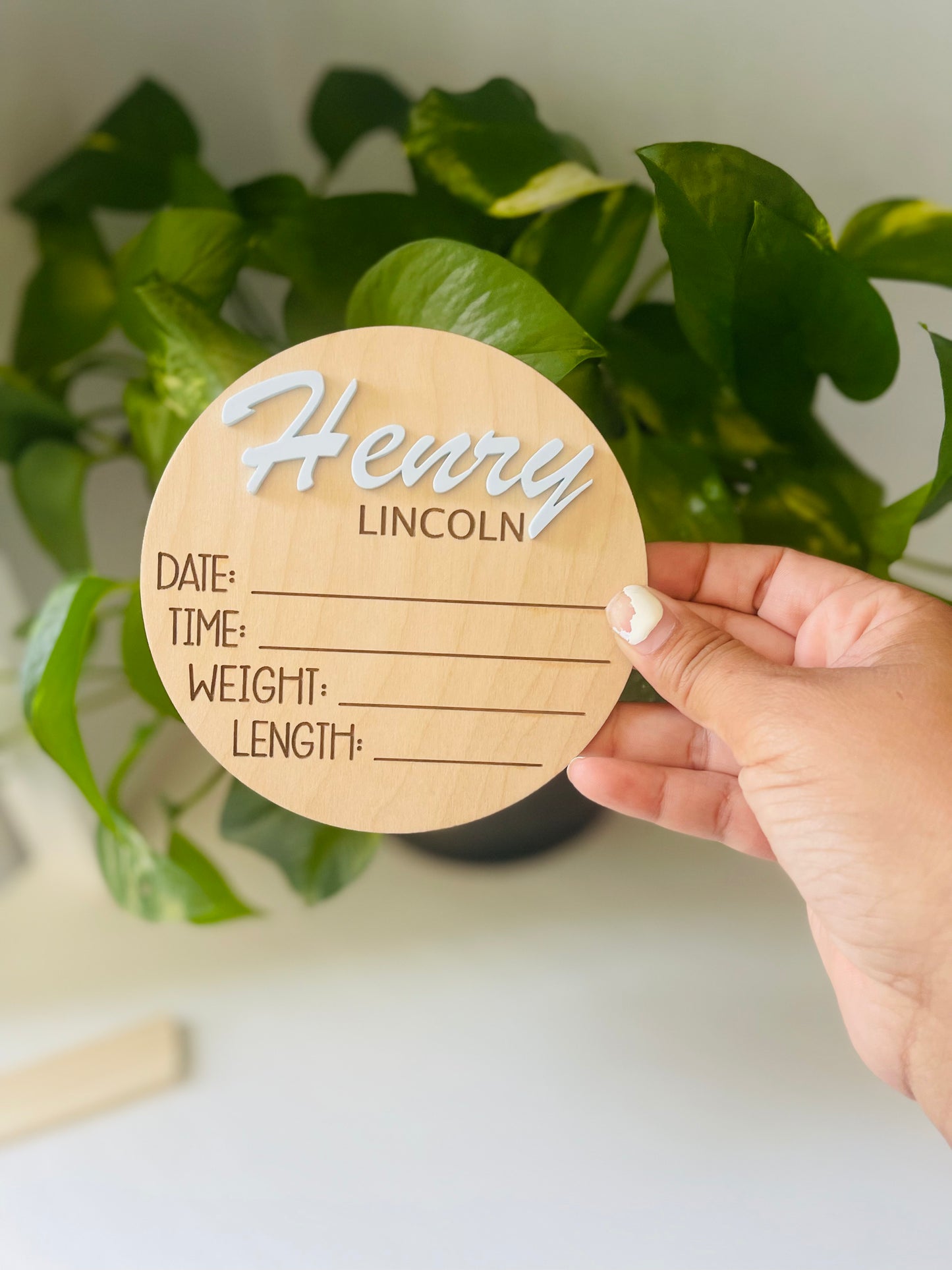 Baby Announcement Sign