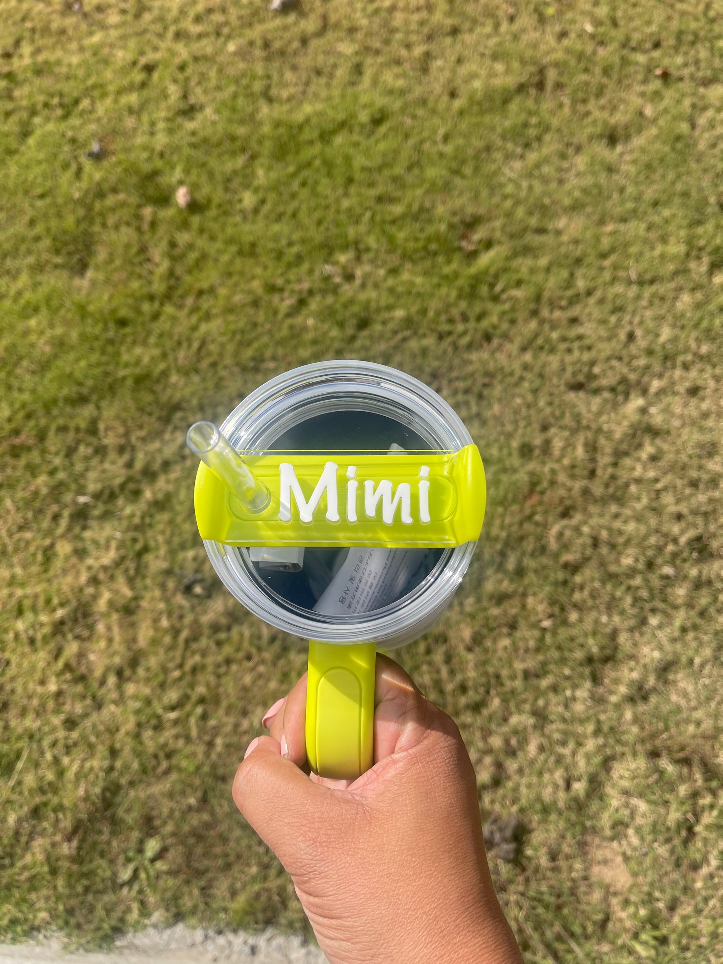 Mama tumbler name tag for Tumbler lid, Mimi Tumbler name tag, Tumbler cup accessories, acrylic name tag