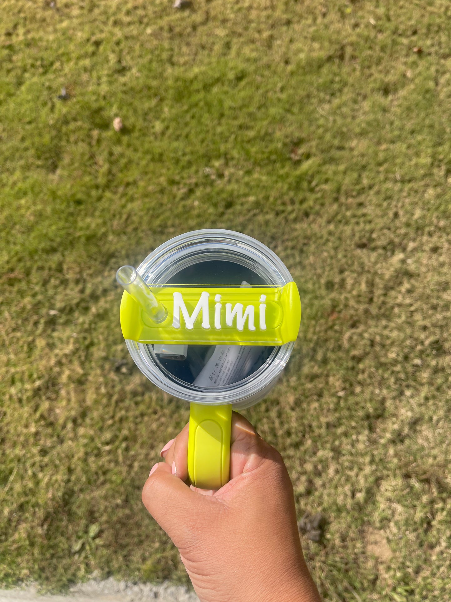 Mama tumbler name tag for Tumbler lid, Mimi Tumbler name tag, Tumbler cup accessories, acrylic name tag