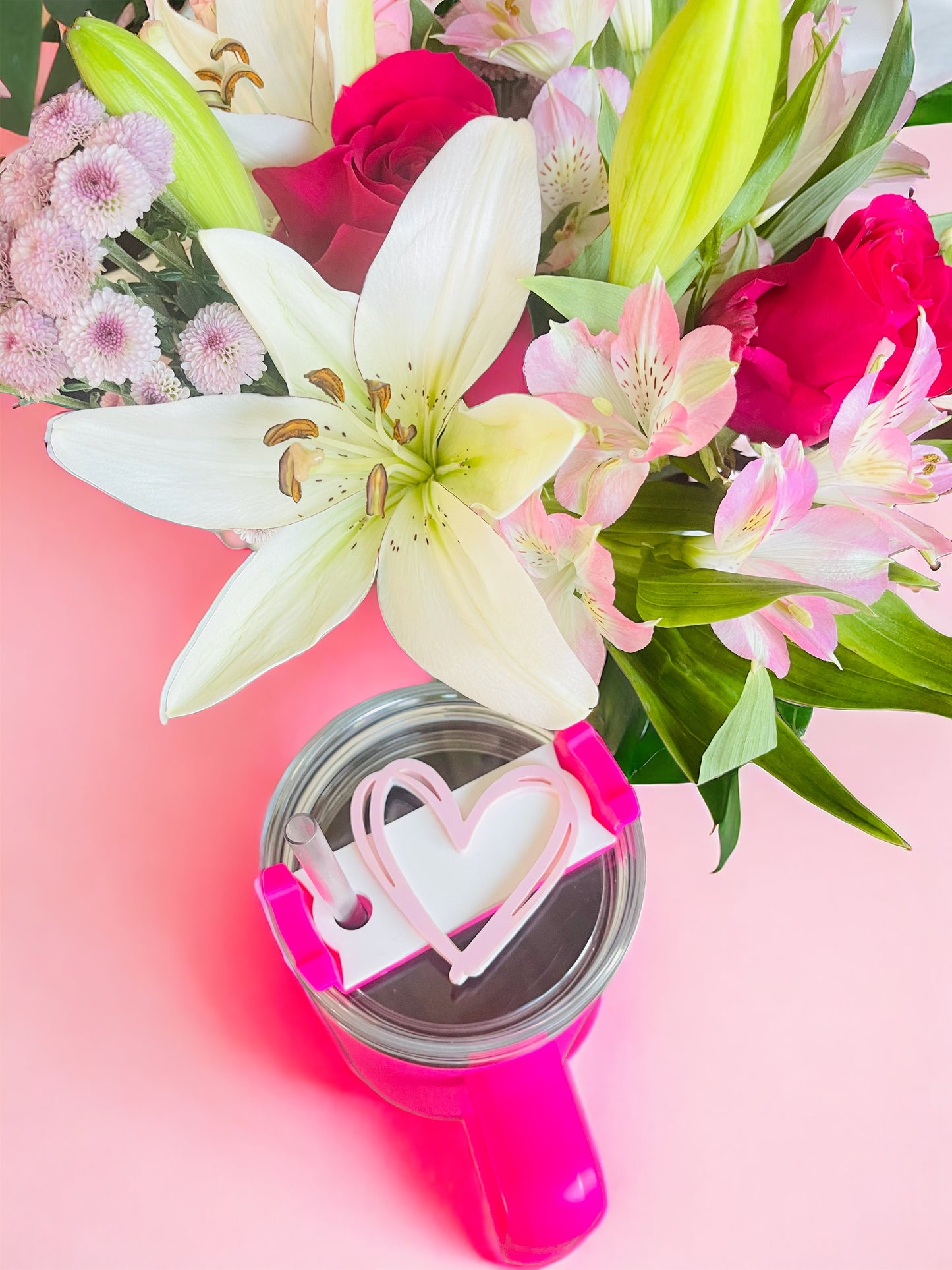 Valentines Tumbler Topper| Lips Tumbler Name Plate| Heart Tumbler Topper