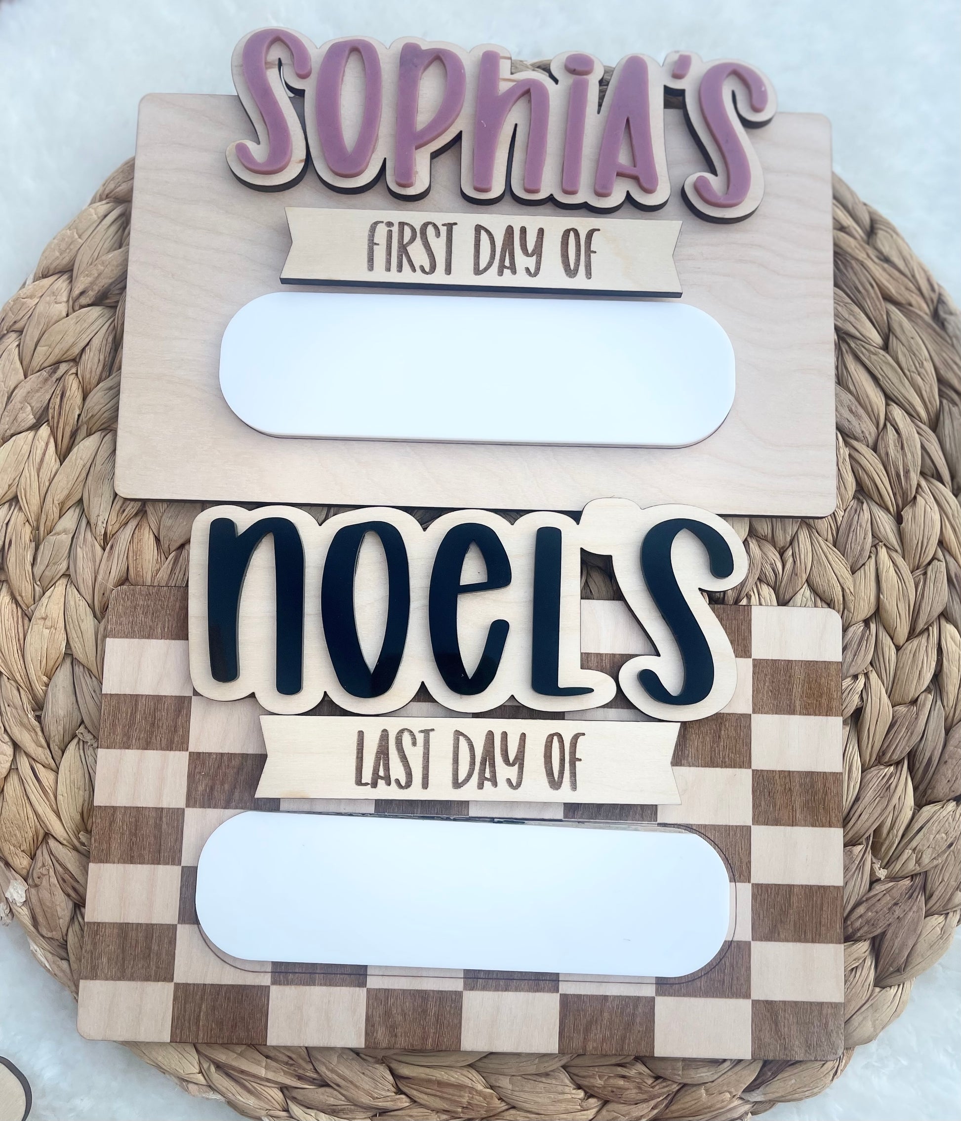 First day of School photo prop sign