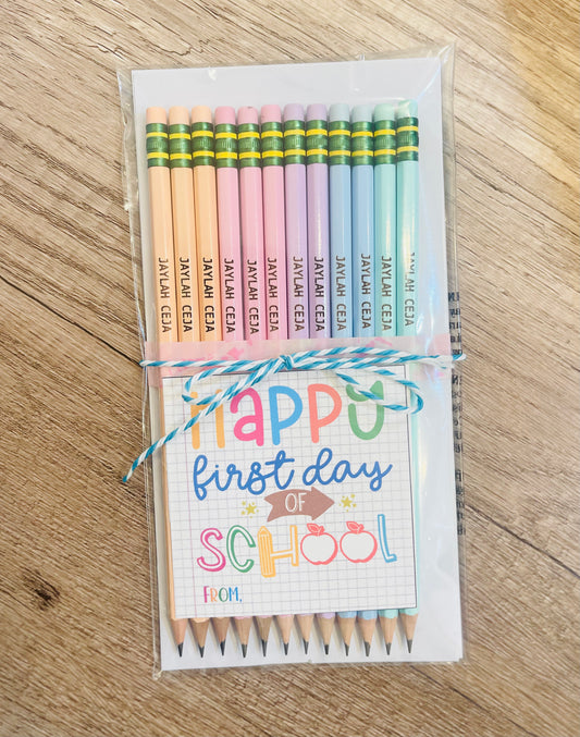 Personalized Pencils