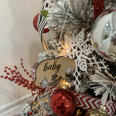 Christmas Tree Bear Ornament 🐻