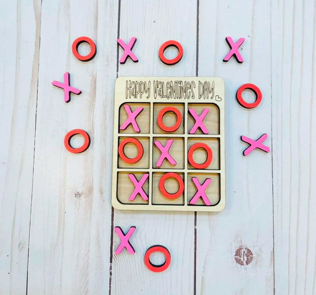 Wooden Tic Tac Toe