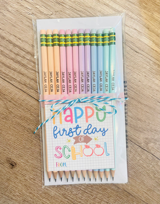  Personalized Pencils