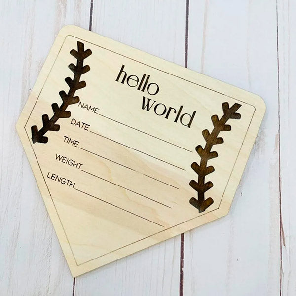 Stat Announcement Signs Custom Baby’s Stat /Announcement Signs – House ...